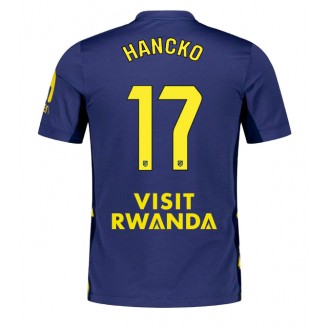 Atletico Madrid David Hancko #17 Bortedrakt 2025-26 Kortermet Atletico Madrid David Hancko #17 Bortedrakt 2025-26 Kortermet